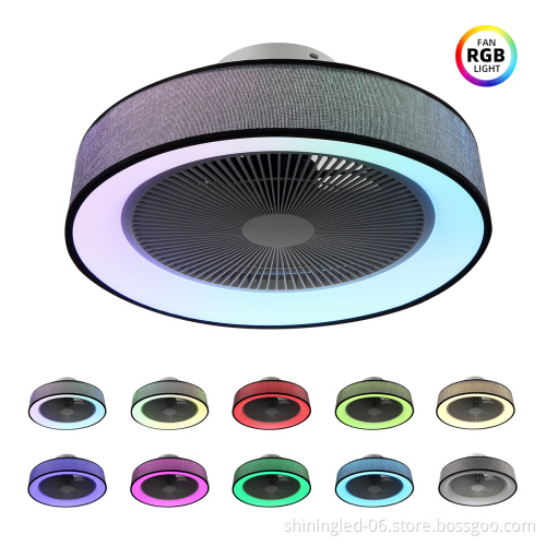 SLYNN Modern Designer Luxury Ceiling Fan Light with Remote Control
